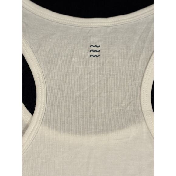 Freely Women's M Bamboo Motion Racerback Tank UPF50+ Bright White New With Tags - Picture 6 of 7